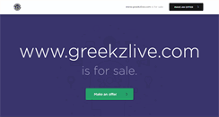 Desktop Screenshot of greekzlive.com